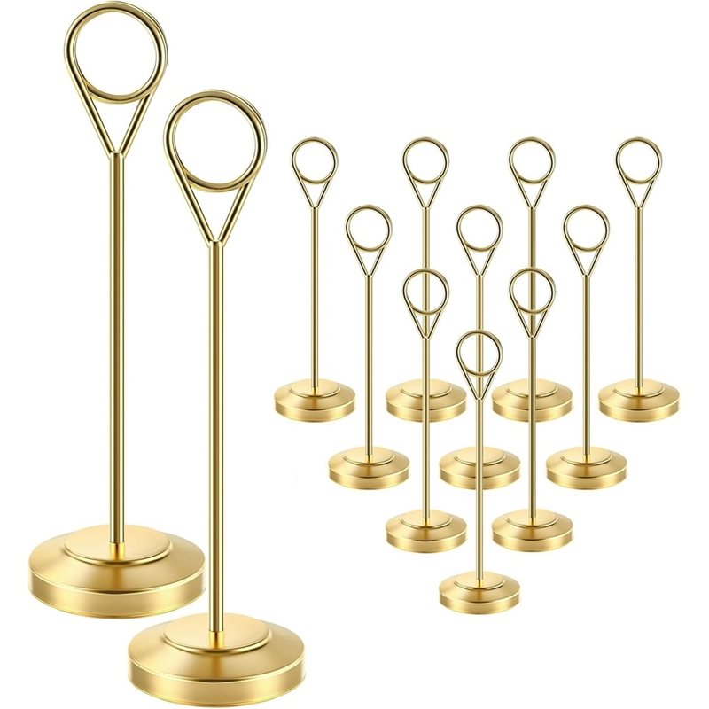 Table Number Gold - [NEWA64Z!】 Solidne uchwyty na zdjęcia z