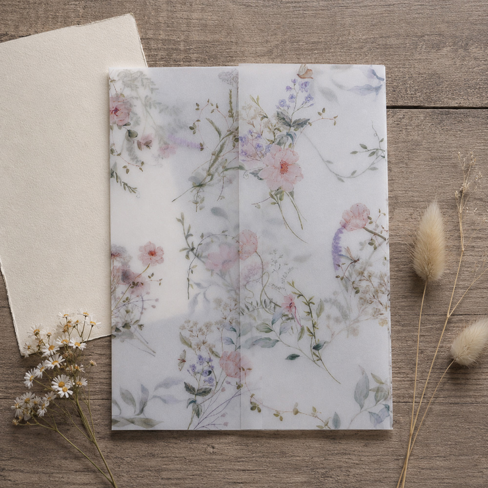 Wedding Envelopes - 20/50 szt. kopert z pergaminu z