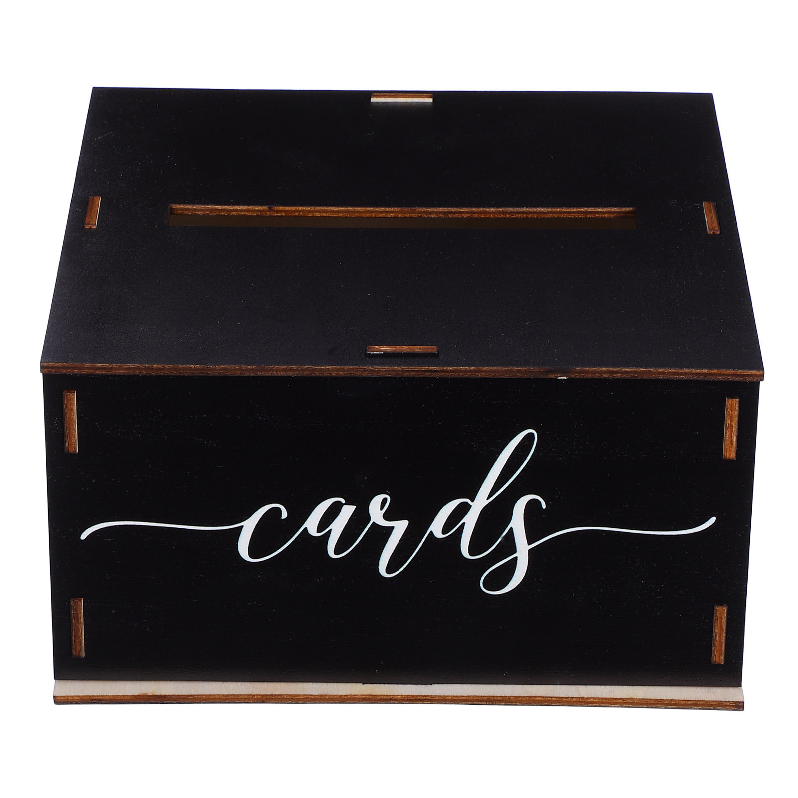 Wedding Card Box - Drewniany pojemnik na kartki ślubne w