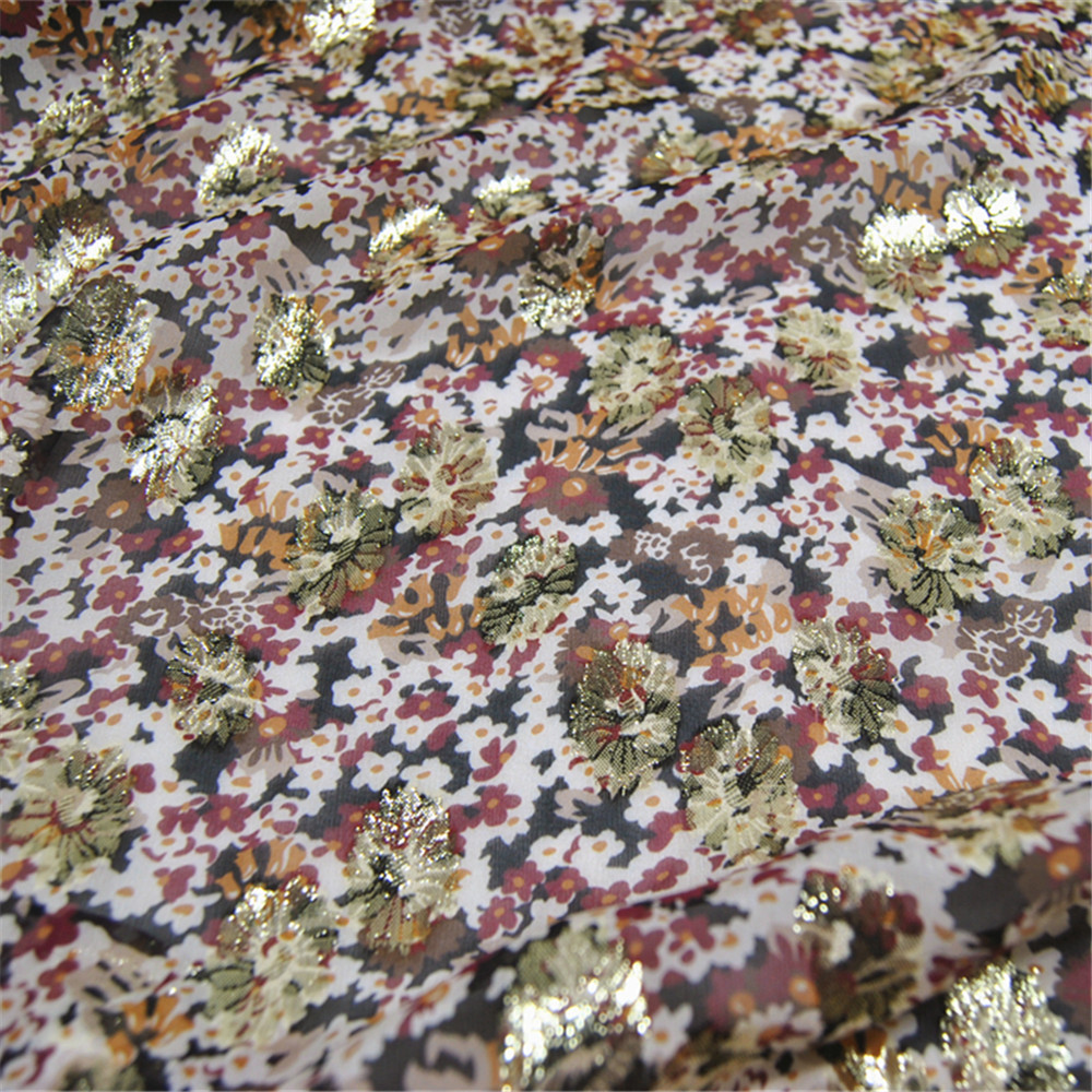 Good Floral & Wedding Decor Supply - Popularna błyszcząca elegancka tkanina w kwiaty,