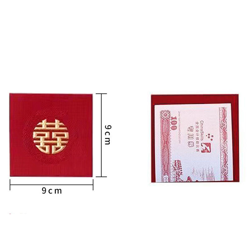 60 szt./zestaw czerwona kopert – Wedding Envelopes recenzja i cena