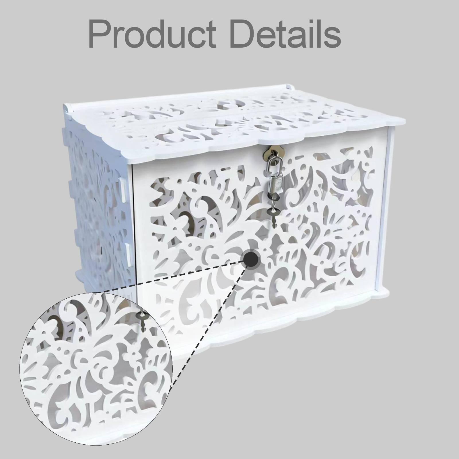 Wielorazowa akrylowa skrzynka  – Wedding Card Box recenzja i cena