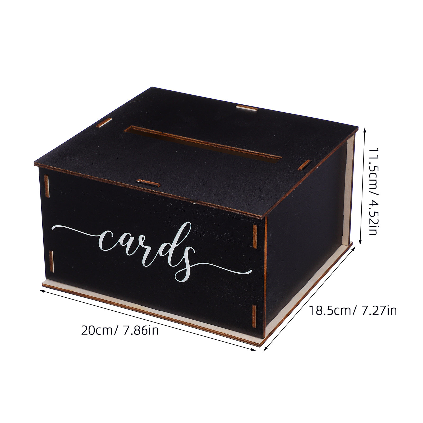 Drewniany pojemnik na kartki ś – Wedding Card Box recenzja i cena