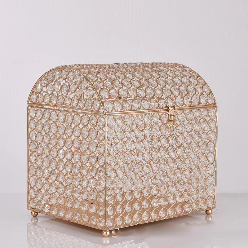 Pudełko na kartki ślubne, złot – Wedding Card Box recenzja i cena