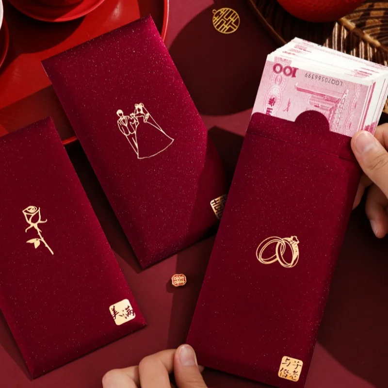 6 sztuk / opakowanie Chińskie  – Wedding Envelopes recenzja i cena